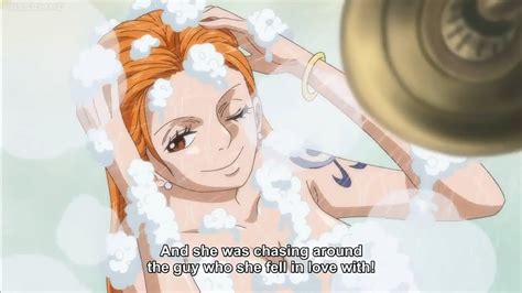 nami from one piece nude|Nami bath scene &ONE PIECE& &nude filter&